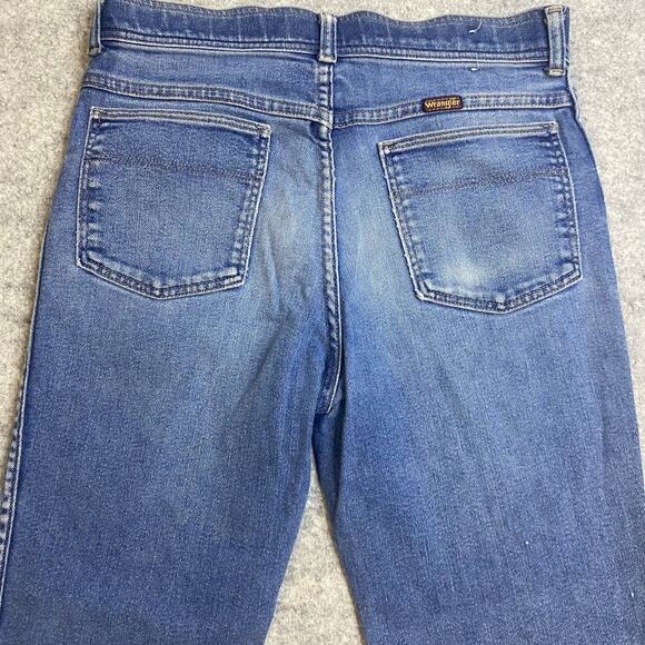 Men's vintage Wranglers faded pleaded straight leg cowboy‎ Western 28x26 stretch - Picture 3 of 13
